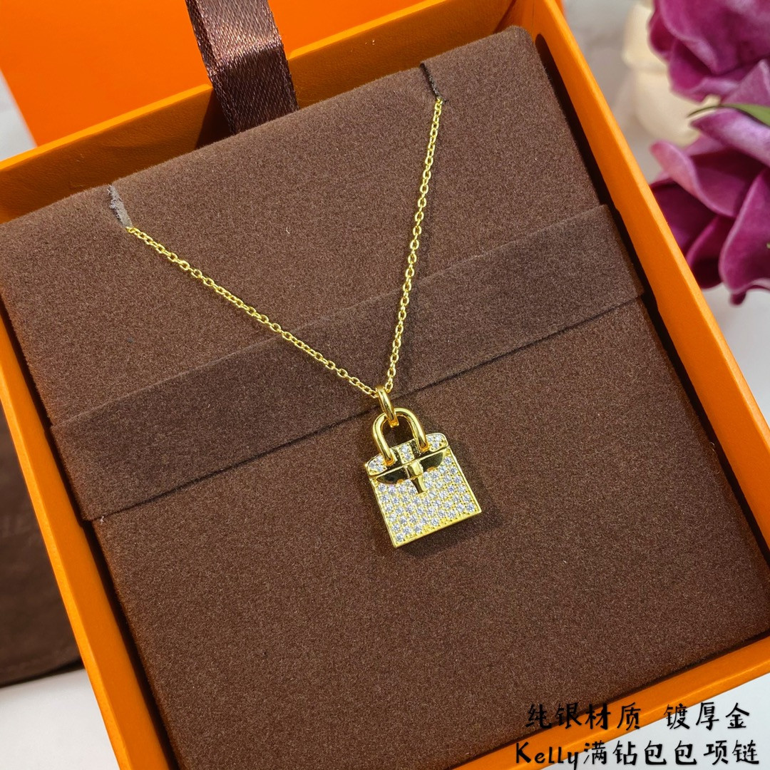 Hermès Classic Kelly Bag Necklace