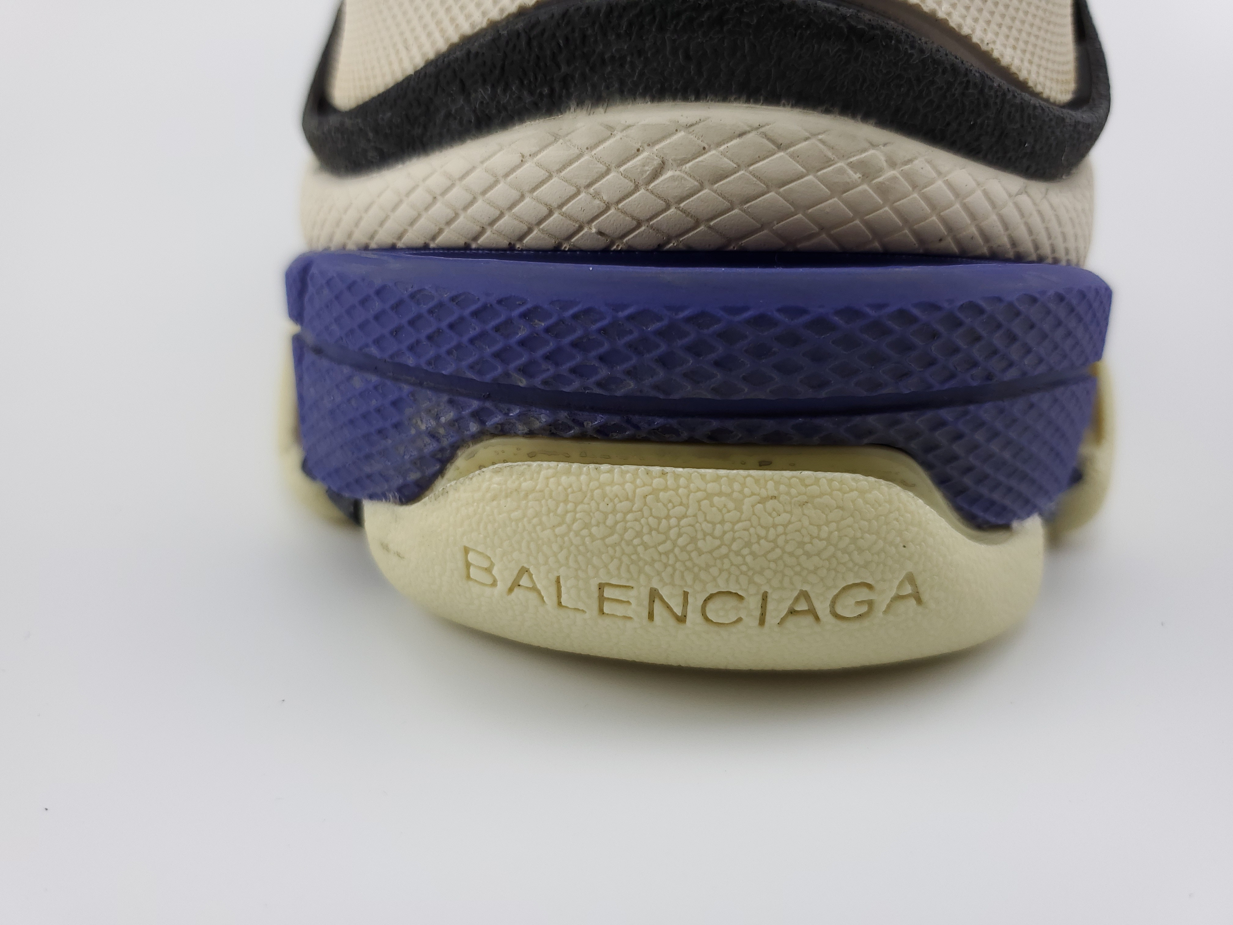 Balenciga Triple S Blanc/Bleu-Violet