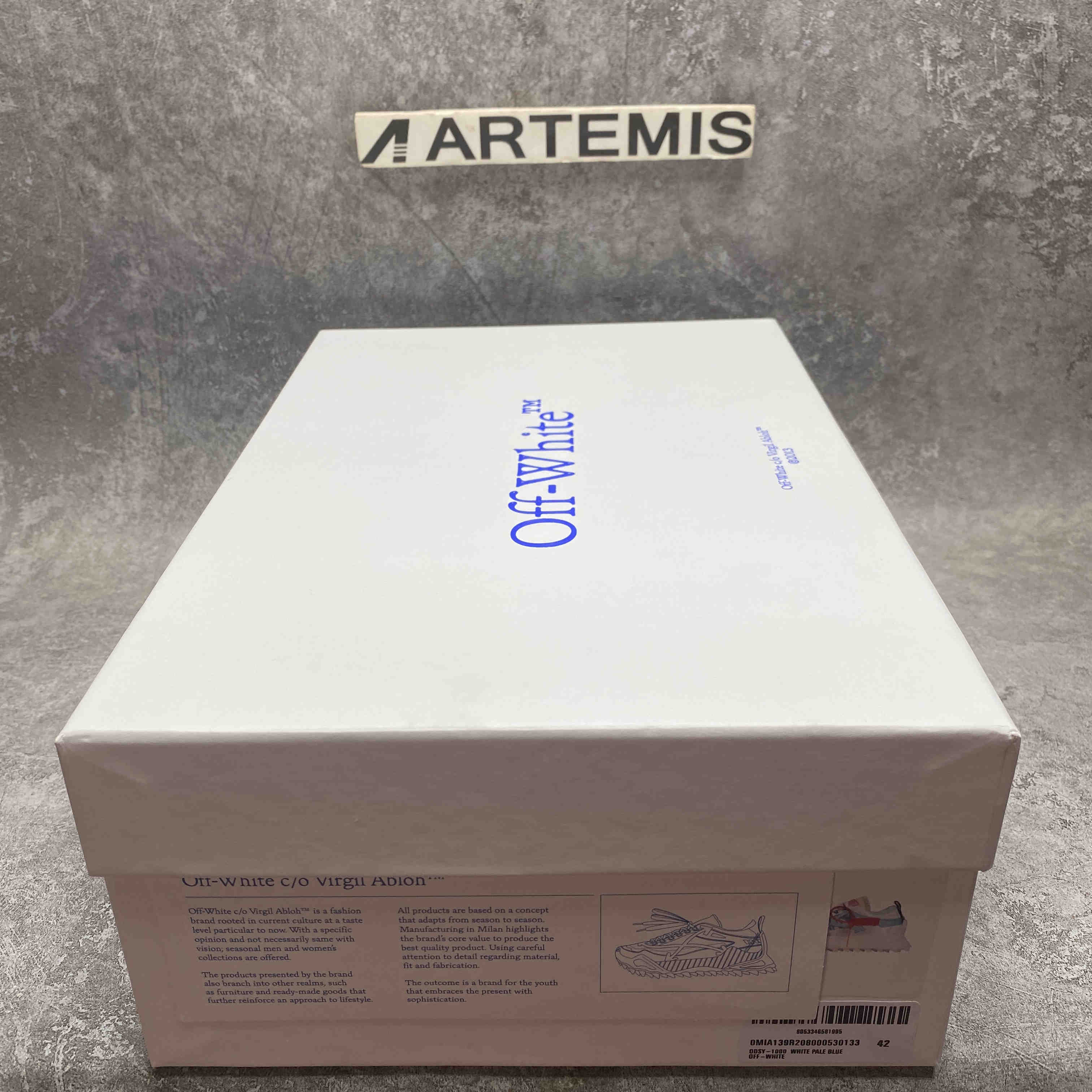 UA Off-White Odsy-1000 White Pale Blue