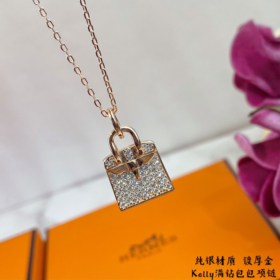 Hermès Classic Kelly Bag Necklace
