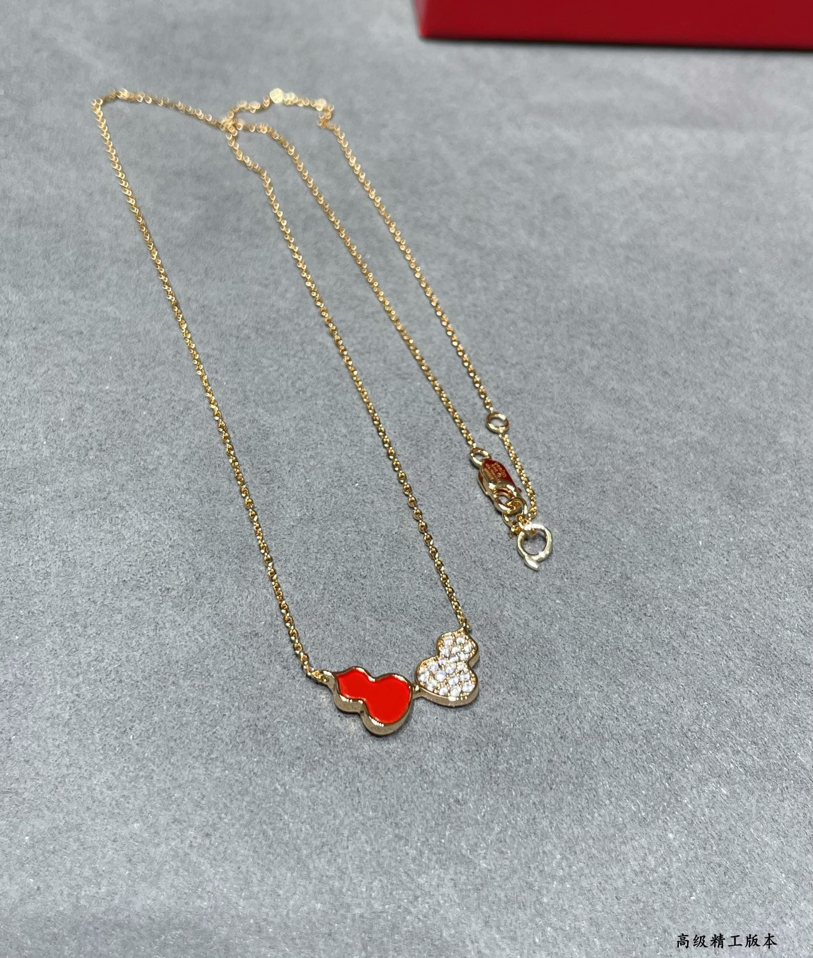 Qeelin Wulu Double Gourd Necklace