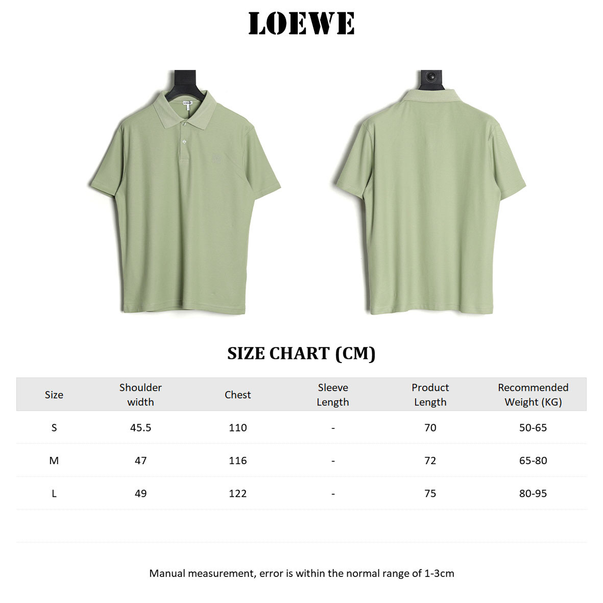 L0ew* short-sleeved polo shirt