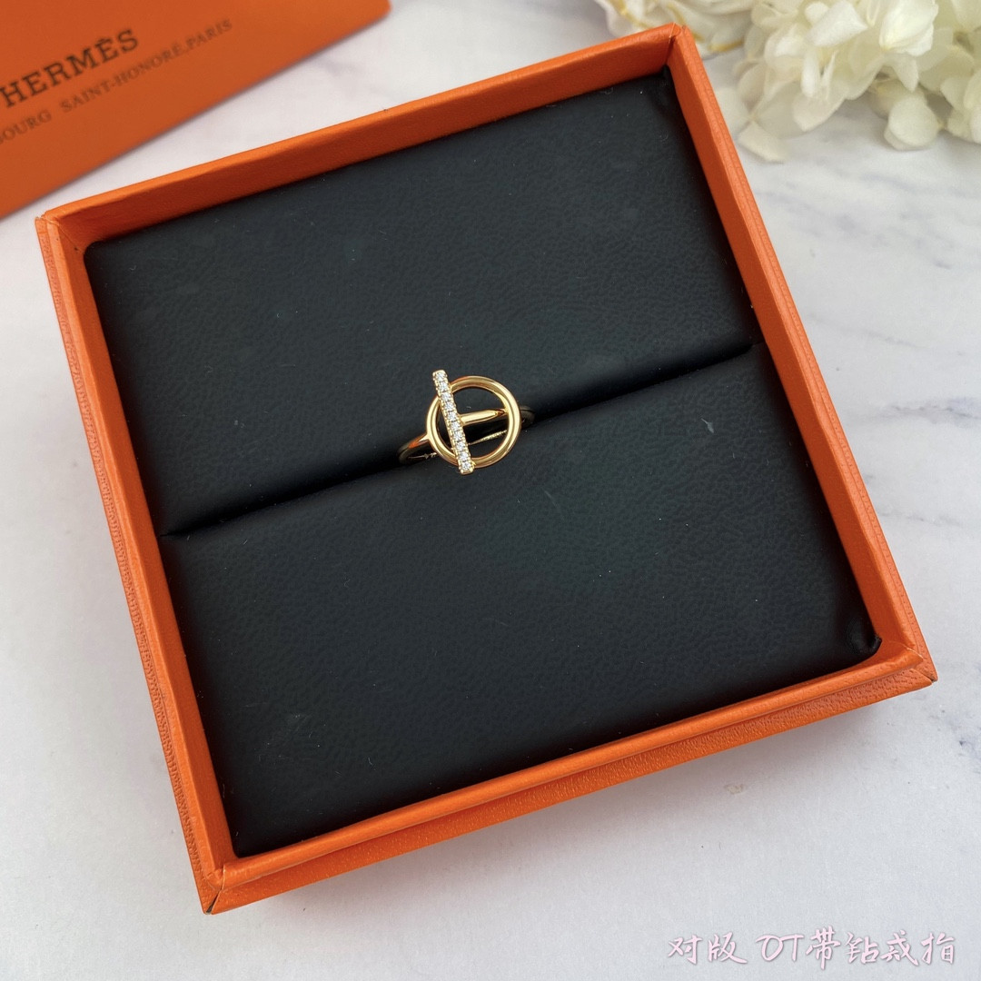 hermès ot half Di*m*nd ring