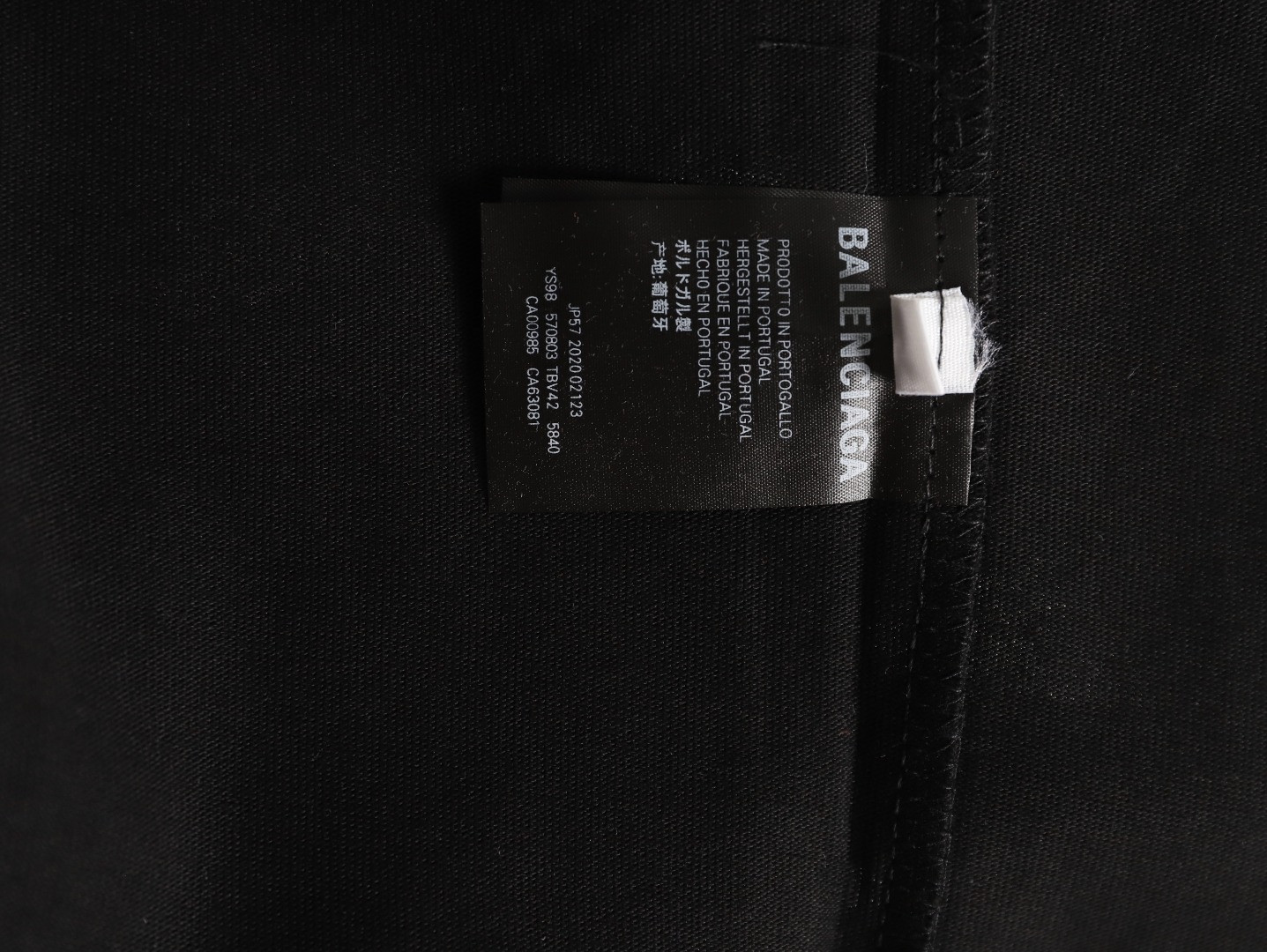 Ba*len*cia*ga 24ss short-sleeved t-shirt