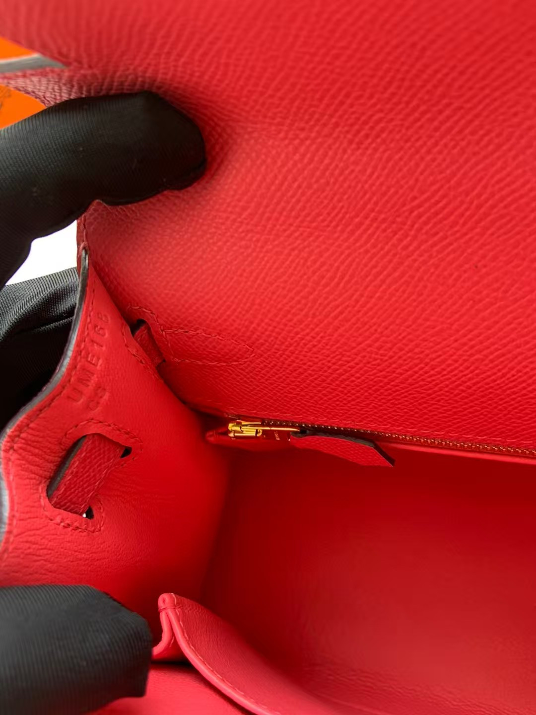 HERMÈS Kelly Silver-tone Hardware 25 28