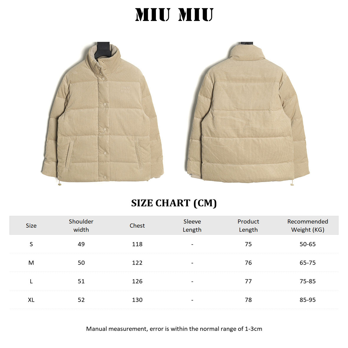 MIU MIU MM Short Puffer jacket