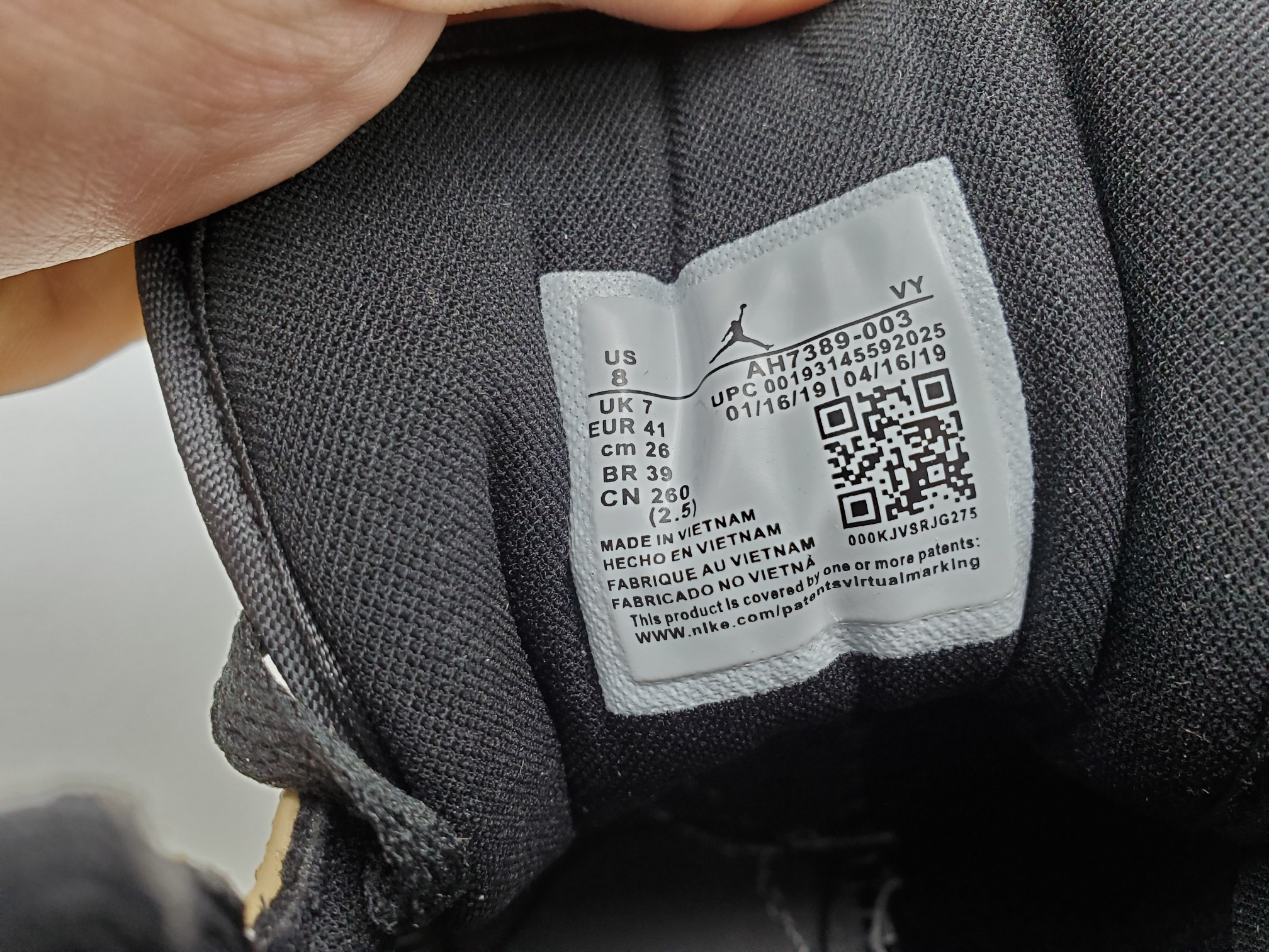 Air Jordan 1 Retro High Black Mushroom