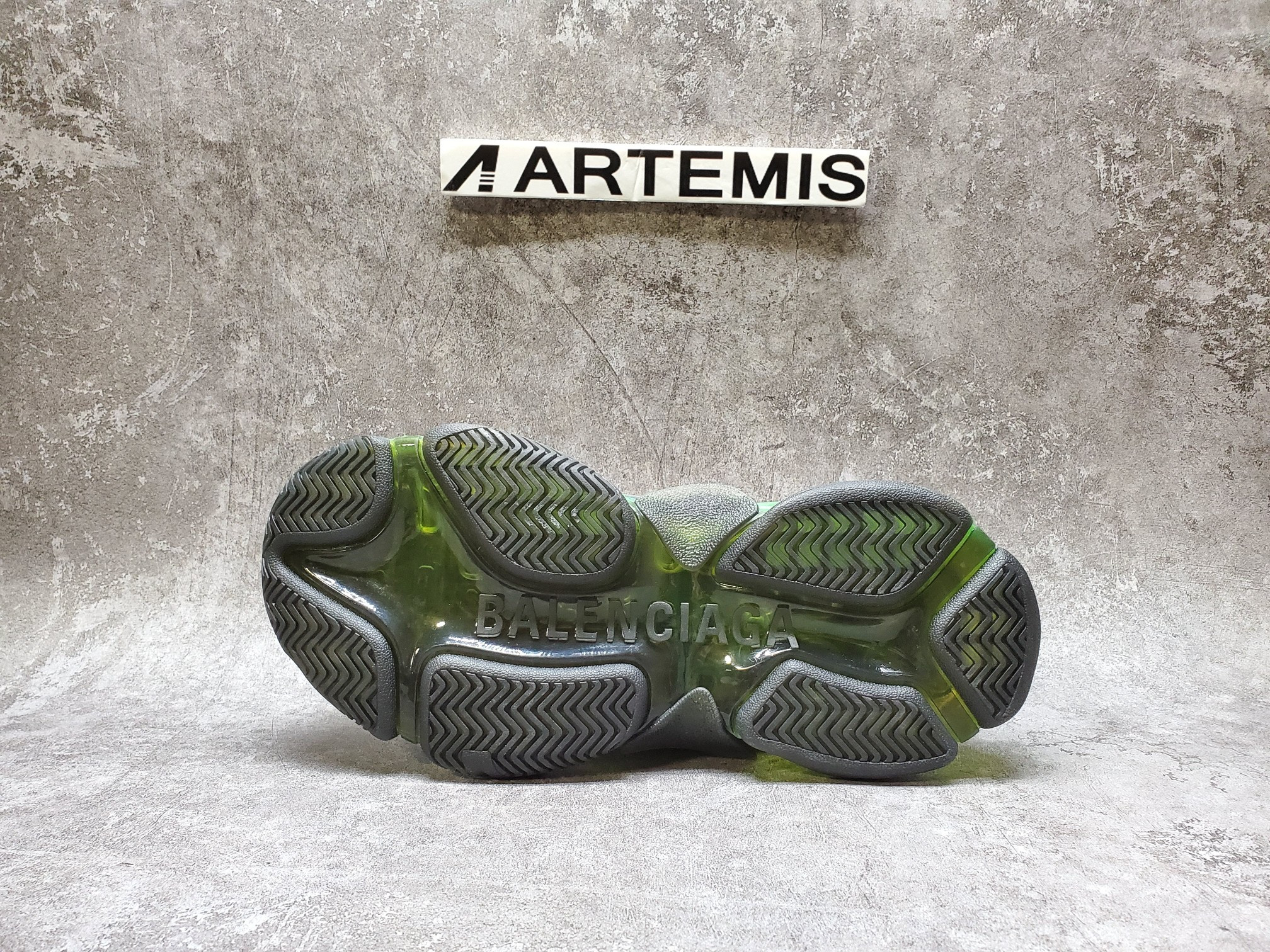 Balenciga Triple S Black Yellow Fluo