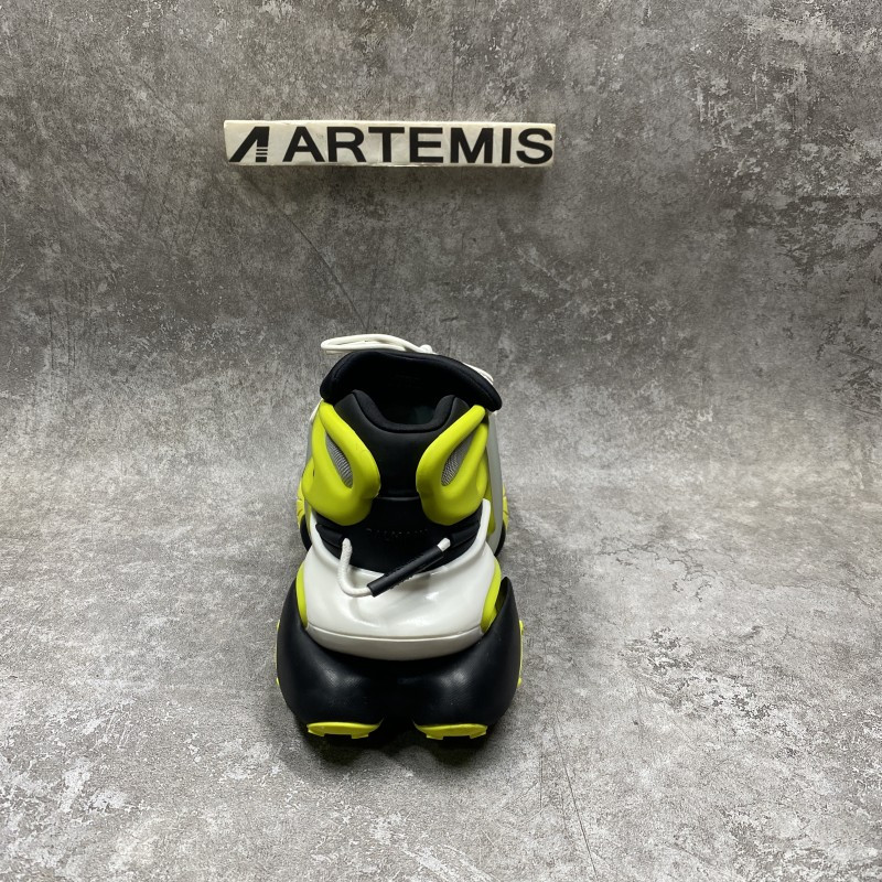 Balmain Black & Green Unicorn Sneakers