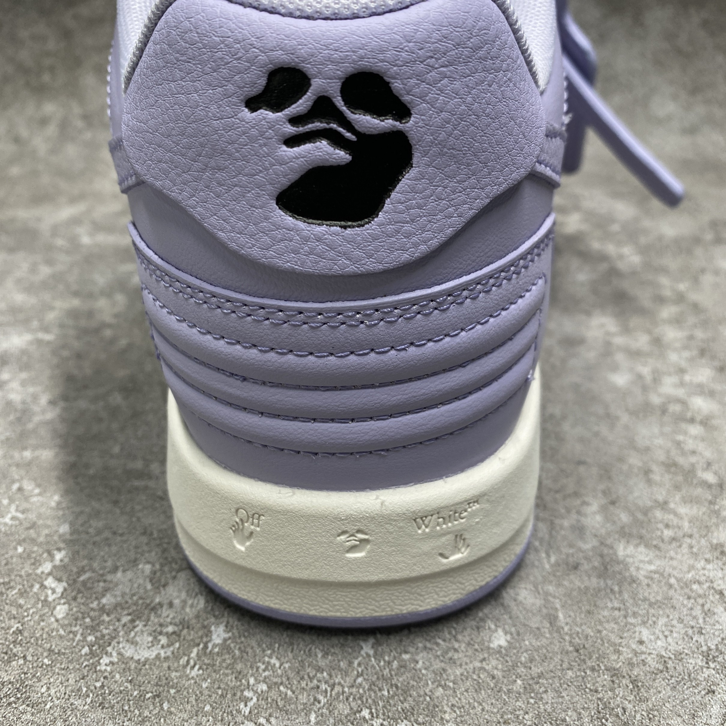 Off White Out Of Office Sneaker in White Lilac