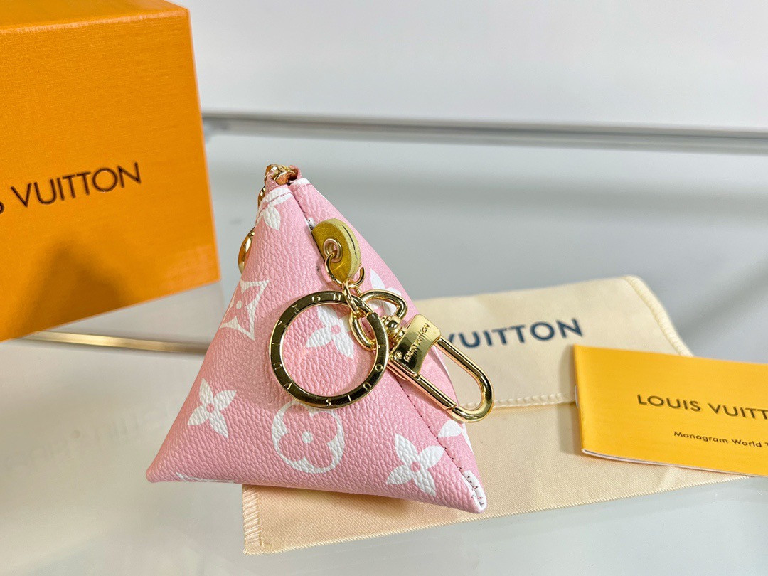LV BERLINGOT BAG CHARM AND KEY HOLDER M00669