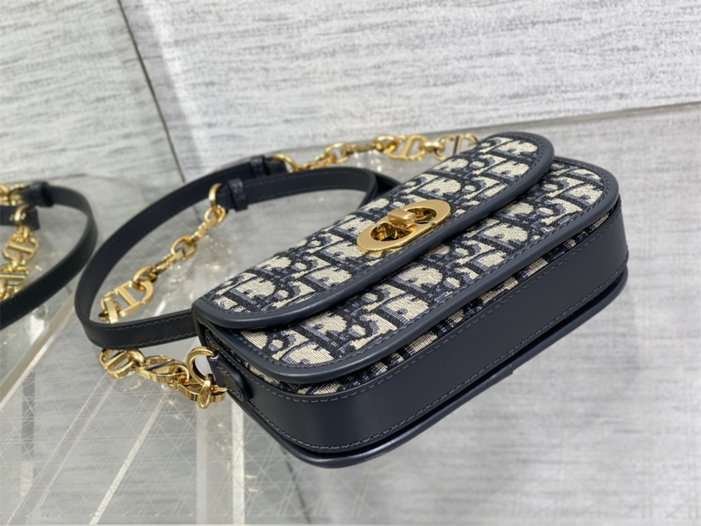 small 30 montaigne avenue bag blue D*or oblique jacquard