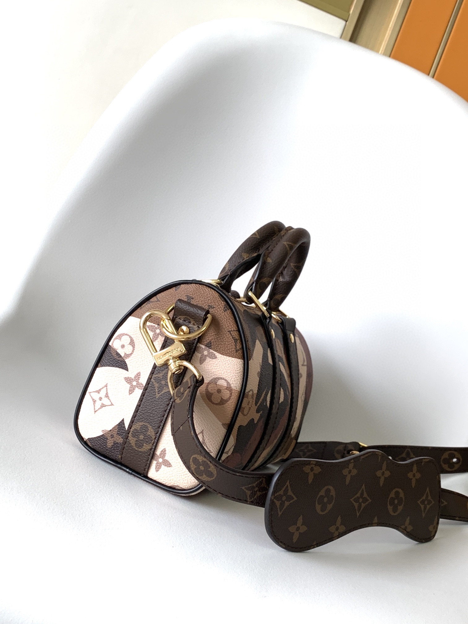 l0*is V*t0n keepall bandoulière 25 m46701 9.8 x 5.9 x 4.3 inches