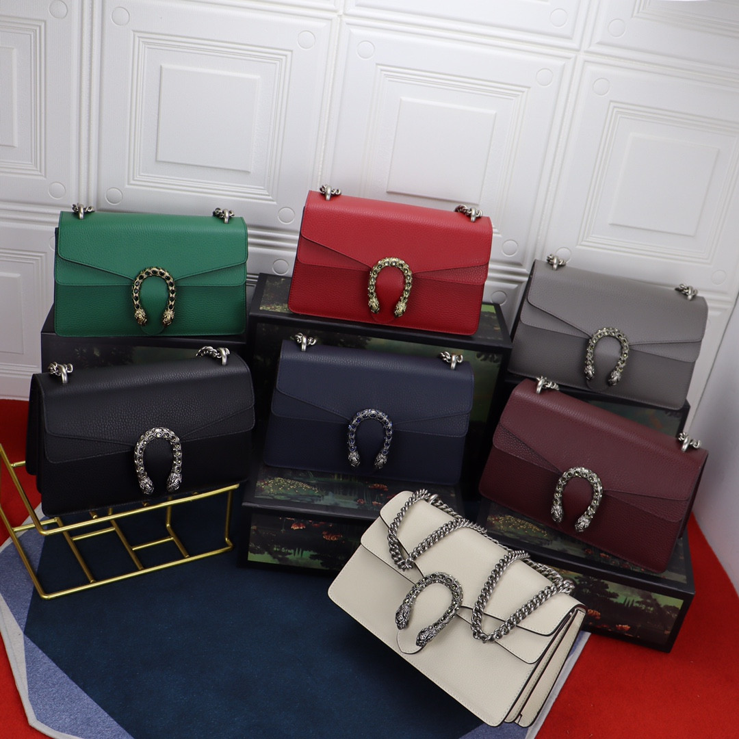 G*u*i dionysus small shoulder bag red 28x18x9cm