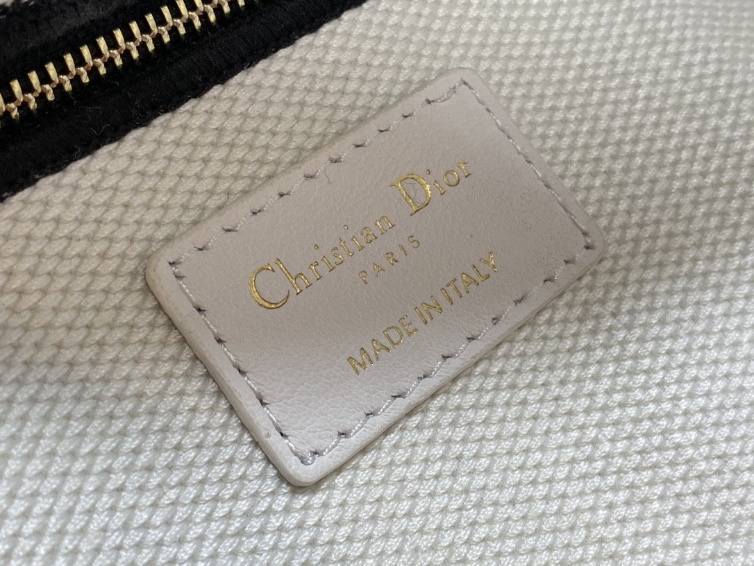 D*or lady d-joy bag medium black white 26 x 13.5 x 5 cm