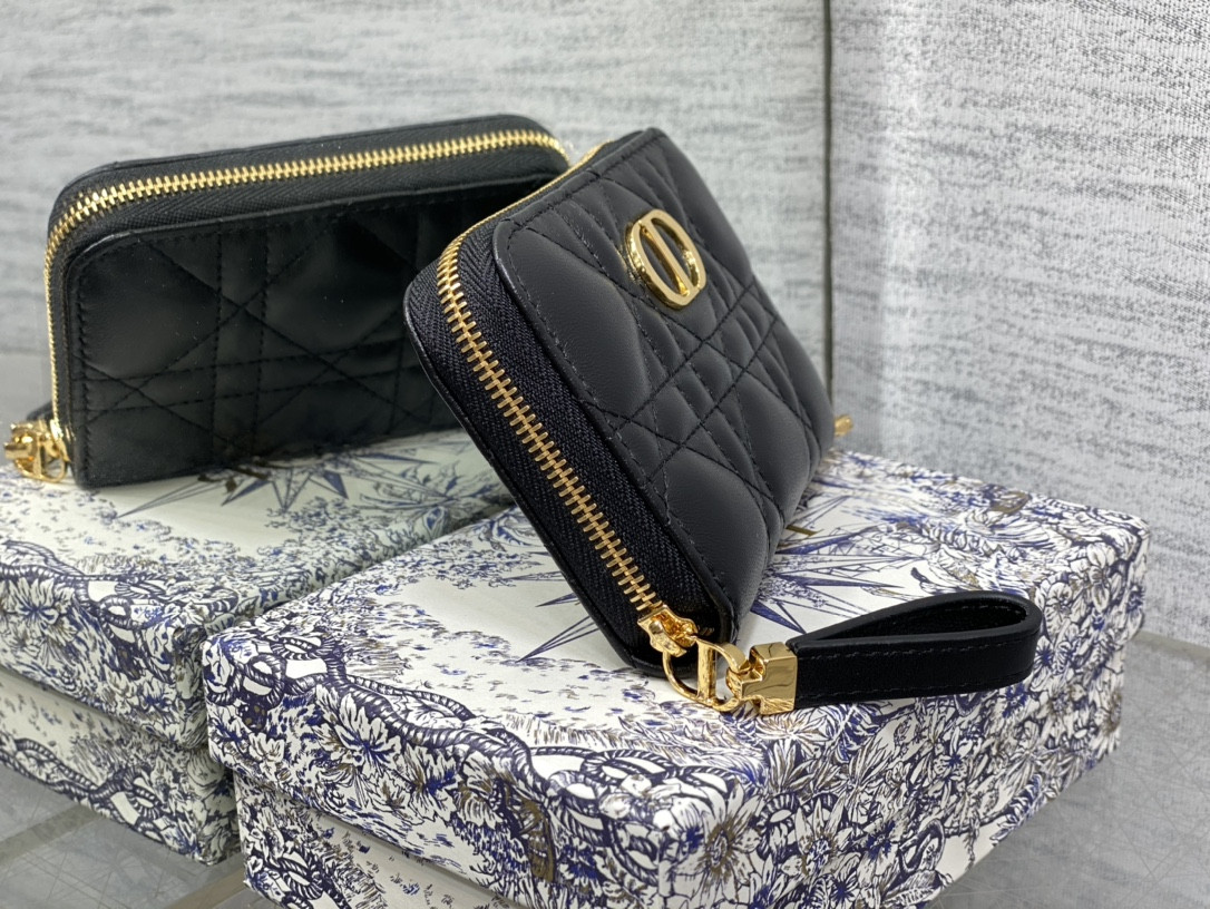 lady D*or voyageur small coin purse card holder