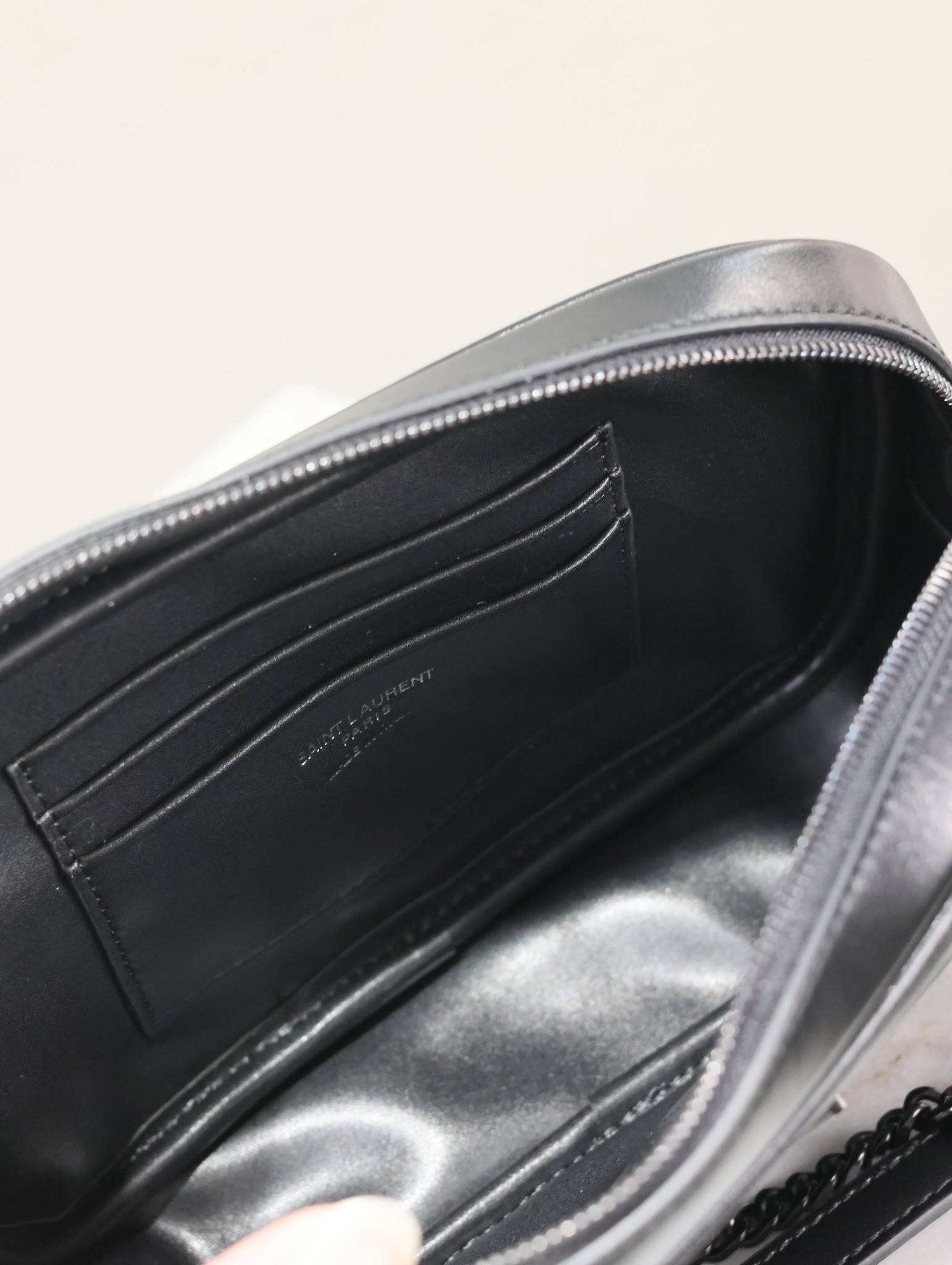 Y*L mini lou in quilted leather 7.5 x 4.1 x 2 inches