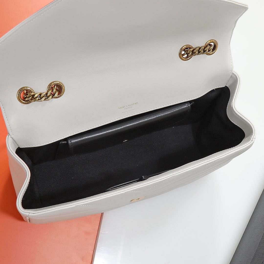 Y*L loulou medium in matelassÉ lambskin 29x17x8cm