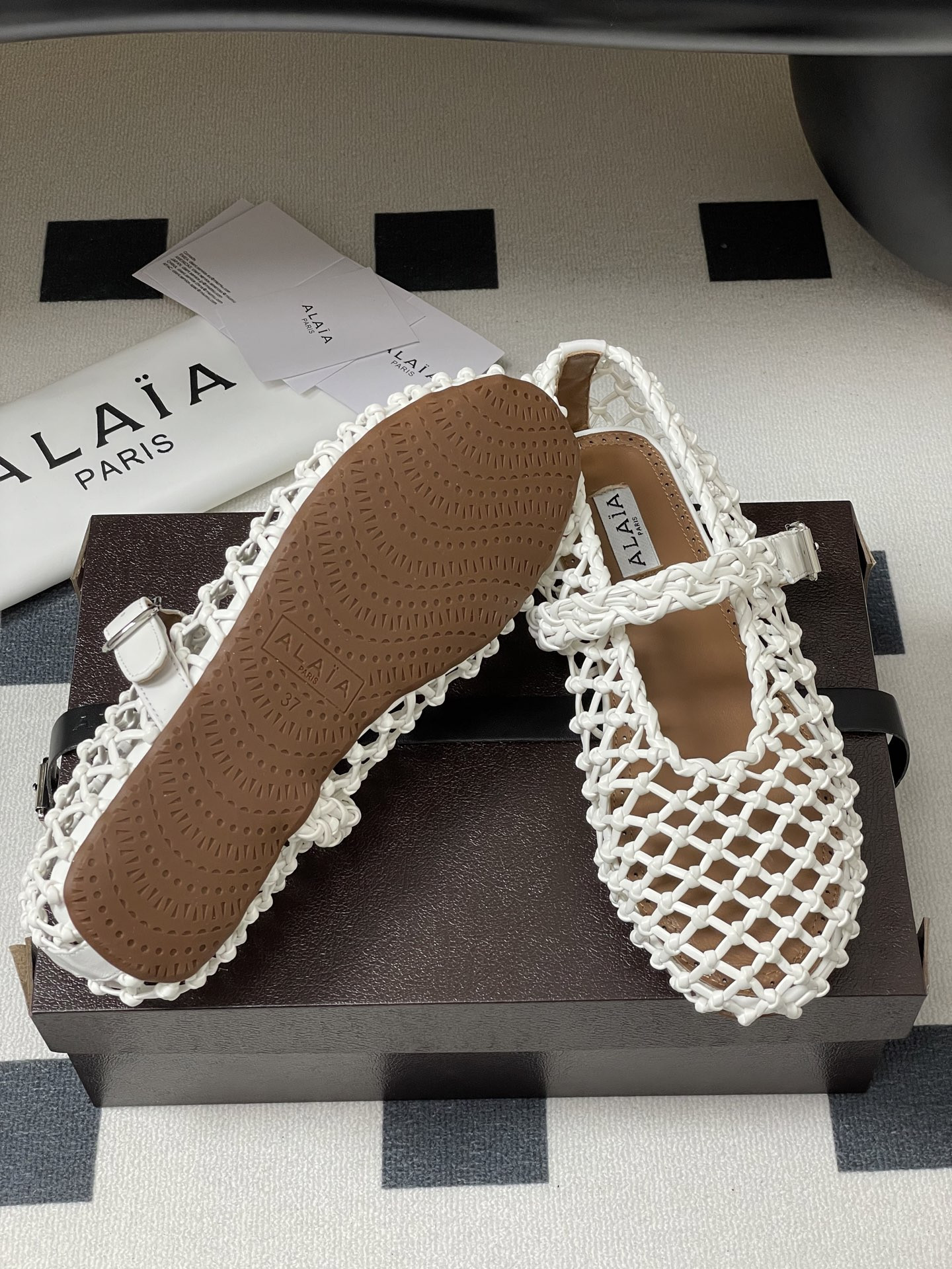 UA Alaïa BRAIDED BALLET FLATS(Customized Size 7-10 days production time)